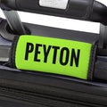 Personalization Universe Neon Personalized Luggage Handle Wrap, Travel Luggage Tag for Suitcase Handle, Customize with Any Name and Text, Ideal for Travel Bags