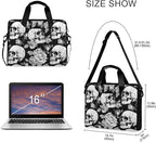 MNSRUU Laptop Bag for 15.6 inch Black Gothic Bats