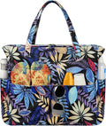 Trifabricy Beach Bags for Women Waterproof Sandproof Women Tote Bag, Large Beach Bag with Zipper for Gym Travel Vocation