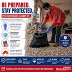 Ready America 70280 72 Hour Emergency Kit, 2-Person, 3-Day Backpack, Includes First Aid Kit, Survival Blanket, Portable Preparedness Go-Bag for Camping, Car, Earthquake, Travel, Hiking, and Hunting, Red