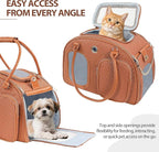 Dog Purse Carrier for Small Dogs, Airline Approved Pet Carrier Purse with Mesh Windows, Soft-Sided Travel Bag for 5–9 lbs Puppy & Cats, Lightweight Tote for Travel & Daily Outings