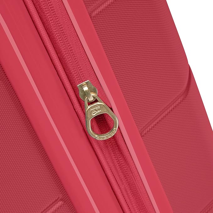 American Tourister Stratum 2.0 Expandable Hardside Luggage with Spinner Wheels, Radient Raspberry, Carry-on