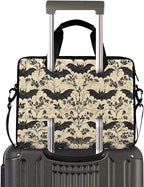 MNSRUU Laptop Bag for 15.6 inch Black Gothic Bats
