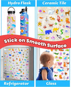 Walenced Reusable Sticker Book for Toddlers, Stickers for Kids, Toddler Sticker Book, Toddler Craft Activities, Toddler Travel Toys Boy Girl Birthday Gifts