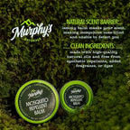 Murphy's Naturals Mosquito Repellent Balm for Outdoor Patio, Hiking, Camping, Plant-Based Cedarwood, Lemongrass & Rosemary, 2oz, 2-Pack