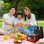 12 Pack Lunch Bag for Men & Women, Reusable Insulated Lunch Tote Bags, Waterproof Cooler Lunch Bag, Leak-Proof Portable Lunchbox with Large Capacity for School Office Picnic Travel, 4 Color