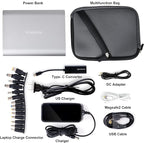 Portable Laptop Charger 185Wh/50000mAh External Battery Pack Power Bank for Laptop, Tablet, Projector, Smartphone and Others