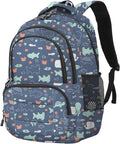 rickyh style School Backpack Travel Bag for Men & Women Lightweight College Back Pack with Laptop Compartmen