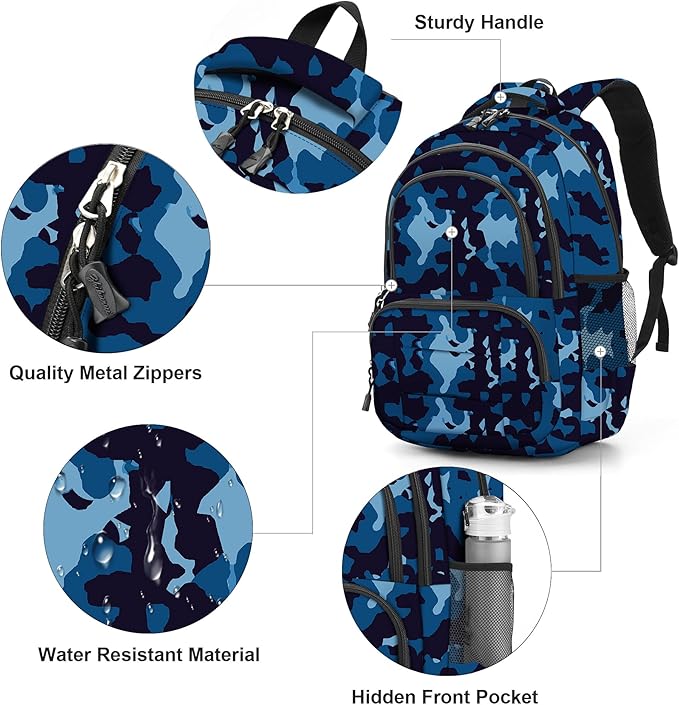 rickyh style Lightweight Elementary Durable Backpack Student Kids Waterproof Backpack
