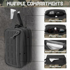 QT&QY Tactical Toiletry Bag For Men Hygiene Bag EDC Military Tool Molle Pouches Small Dopp Kit Mens Shaving Kit Travel shower Bags
