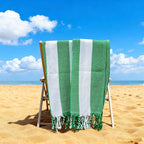 12 Pack Turkish Beach Towel 36"x71" Extra Large Beach Towels Sand Free Bath Towels Adults Lightweight Quick Dry Pool Towels Green