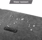 BAGSMART Toiletry Bag for Men, Canvas Travel Toiletry Organizer Dopp Kit Water-resistant Shaving Bag for Toiletries Accessories,Black-Large