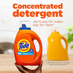Tide Laundry Detergent Liquid, Clean Breeze Scent, 48 Loads, 60 fl oz, Works on 100% of Common Stains