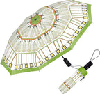 RainCaper Frank Lloyd Wright Windproof Auto Open Close 43” Coverage Folding Travel Umbrella with Matching Sleeve