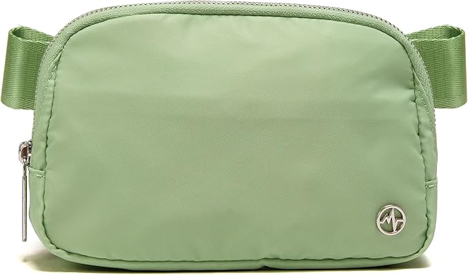 Pander Everywhere Belt Bag for Women, Fashion Waist Packs, Crossbody Bags with Adjustable Strap (Green Asparagus).
