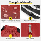 Vorspack Drawstring Backpack Water Resistant String Bag Sports Gym Sack with Side Pocket for Men Women