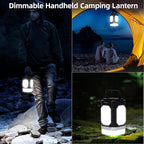 Sinvitron Camping Lantern Rechargeable–30,000mAh Portable Camping Lights, QC3.0 Fast Charging,1000 Lumens,350H Runtime,IPX5 Waterproof Emergency Light for Hurricanes,Power Outages,Camping