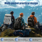 Backpack Cooler Insulated Leak Proof, Lightweight Soft Sided Cooler Backpack for Men Women, Waterproof Beach Cooler Bag Lunch Backpack for Camping Hiking Picnic Fishing Travel Outdoor