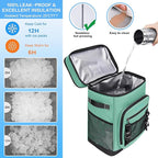 Hulongo Large Waterproof Insulated Cooler Backpack for Men & Women, Leak Proof Cooler Backpack for Camping, Beach, Fishing, Picnic, Travel, Outdoor, 30L, 48Cans
