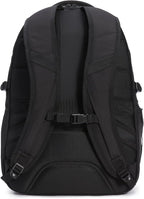 Amazon Basics Travel Laptop Backpack with Multiple Pockets and Compartments for 17 in / 43.1 cm Laptop, Water Resistant, Spacious with Padded Shoulder Straps, Black