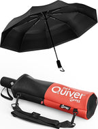 Repel Windproof Travel Umbrella - Compact & Withstands Winds up to 100MPH , Strongest Premium Auto Folding Umbrella for Rain and Sun - Durable, Light & Portable for Women & Men , Fits Backpack & Cars