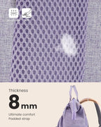 LOVEVOOK 17 Inch Backpack for Women, Laptop Bag Teacher Nurse Work Bags, Large Travel Backpack Business Computer Laptop Bag, College Backpack Stylish Daypack, Light Purple