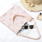 WantGor Crochet Bags, Beach Mesh Tote Bag Womens Shoulder Shopping Handbag Casual Travel Totes Bag Foldable Hobo Bags