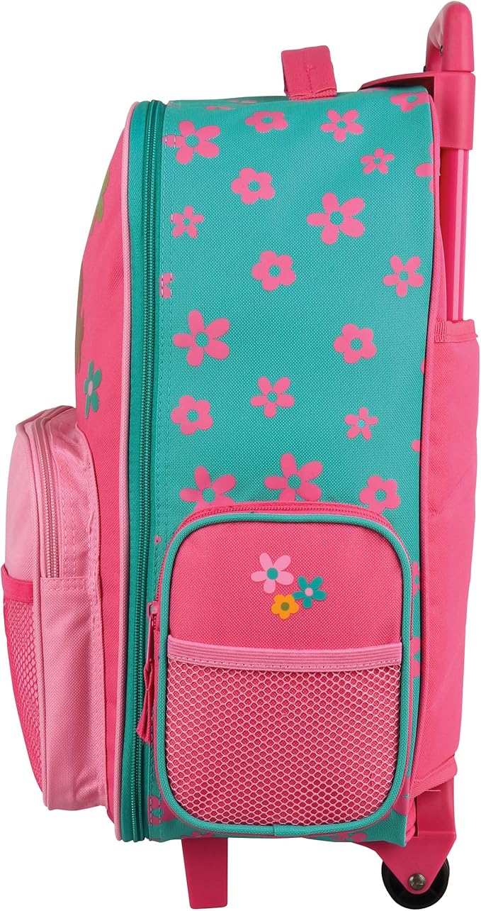 Stephen Joseph Kids Classic Rolling Luggage, Kids Luggage, Toddler Rolling Travel Carry On, Kids Suitcase with wheels,
