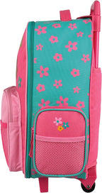 Stephen Joseph Kids Classic Rolling Luggage, Kids Luggage, Toddler Rolling Travel Carry On, Kids Suitcase with wheels,