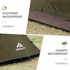 Forceatt Camping Tent 2 Person, Backpacking Tent Waterproof & Windproof, Ultralight Instant Tent with Rain Fly for Camping, Hiking, Outdoor