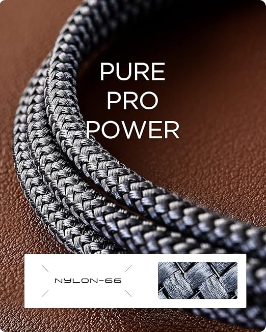 16.5FT USB C Fast Charging Cable 3.1A Fast Charge, Right Angle AINOPE USB C Charging Cable, Durable Nylon Braided USB Type C Cable Compatible Galaxy S20 S10 S9 S8 Plus,V30,V20,G6?Samsung Fast Charger