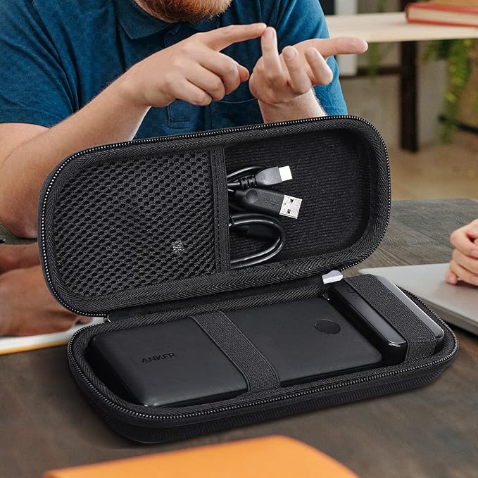 khanka Hard Travel Case Replacement for Anker Portable Charger 313 Power Bank (PowerCore Slim 10K) 10000mAh Battery Pack, Case Only