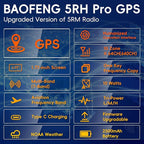 Ham Radio BAOFENG Radio 5RH PRO GPS APRS 10W High Power(4PCS Batteries, 8 Antennas) Walkie Talkies Long Range, Air Band, NOAA Emergency Weather Alarm for Survival Gear Hunting Camping 2 Pack Full Kit