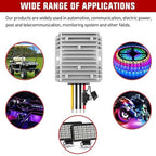 Nilight 48V 36V to 12V Voltage Converter 360W 30A Regulator Step Down to 12VDC Waterproof DC Convert Reducer Power Supply Transformer Module for Golf Cart Scooters