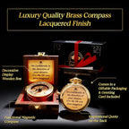 The Dream Chaser Compass - Go Confidently -2026 Unique Graduation Gifts for Him, College, High School, Cool Birthday Gift Idea for Son, Boys, Motivational Greeting Card Included