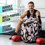 Gym Duffle Bag Backpack with Shoe Compartment,4 ways Travel Backpack for Women and Men,Multi-Functional Weekender bag with Waterproof Layer&Laptop Compartment for Fitness, Travel,Camping