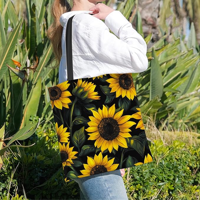 ANNA QUEEN Cat Tote Bag Shoulder Bag Handle Bag for Gym Yoga Picnic Beach Kitchen Reusable