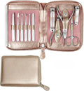Manicure Set 11 in 1 Stainless Steel Nail Clippers for Men，Manicure Kit for Women，Nail Grooming Kit，Nail Clipper Set，Personal Care Tools（Champagne Colour）