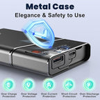 Portable Charger 20000mAh, 22.5W PD 3.0+QC 4.0 Super Fast Charging Power Bank, Cooler Aerospace Metal Case for iPhone 17 16 15 14, 13 Android iPad Samsung Google Tablet & More, Travel Essential