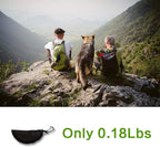 2 Pcs Collapsible Dog Bowls for Travel, Foldable, Portable and Light for Food and Water - (Green+Orange)