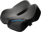 Everlasting Comfort Doctor Recommended Memory Foam Seat Cushion for Office Chairs & Car - Ergonomic Office Desk Accessories - Cushions for Tailbone Pain Relief, Sciatica