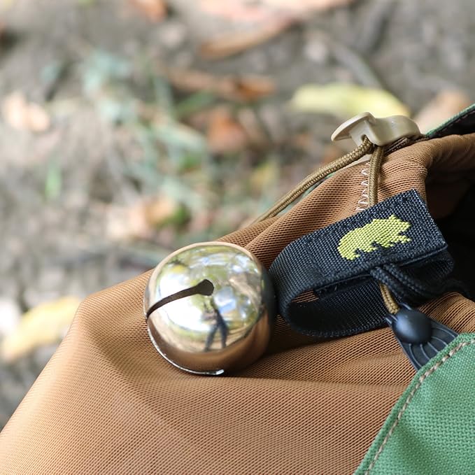 Coghlan's Magnetic Bear Bell with Silencer - Hiking Safety Gear for Wildlife Alert