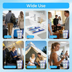 Personal Hygiene Kit Bulk Pack of 30,Individually Wrapped 13-IN-1 Blue Disposable Basic Travel Toiletry Set Homeless Care Package Supplies for Men,Women,Guests,Charity