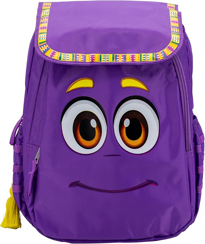 AI ACCESSORY INNOVATIONS Dora The Explorer’s Backpack, 12” Girls Mini Cosplay Backpack, Purple