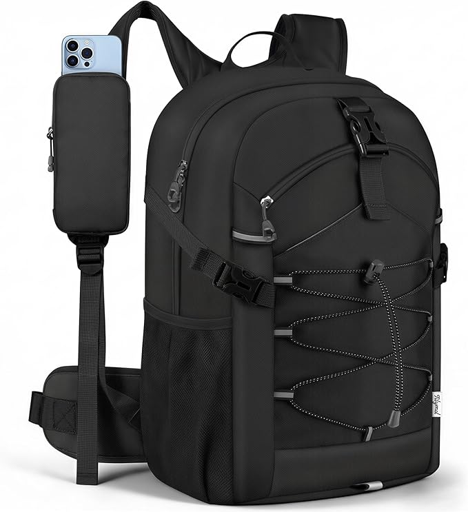 TILYMOL Hiking Travel Backpack for Men Women 25L - Small Lightweight Waterproof Outdoor Camping Backpack/Day Pack, Hiking Daypack with Hydration System for Hiking, Travel, Sports, Running, Biking