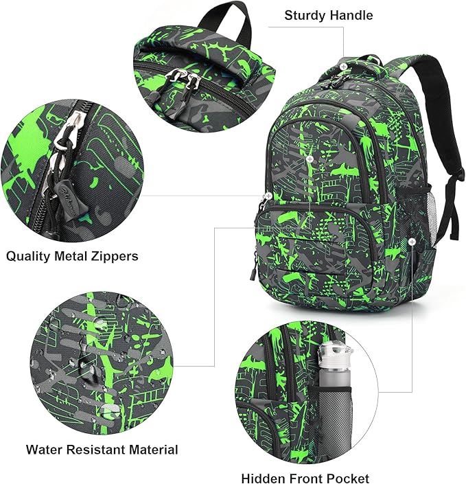 rickyh style Lightweight Elementary Durable Backpack Student Kids Waterproof Backpack