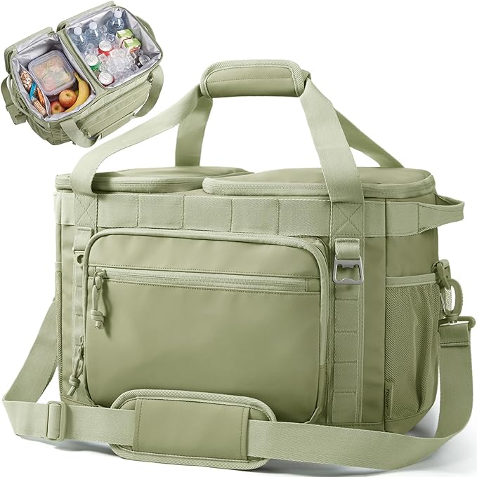 TOURIT Soft Sided Cooler Bag Insulated 30/48/60 Cans, Large Collapsible & Leakproof Ice Chest for Picnic, Beach, Camping, Travel