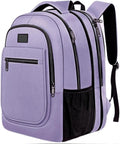 MATEIN Travel Backpack for Women, Expandable 15.6 inch Laptop Backpack, Large Anti Theft Business Computer Bag Water Resistant College Computer Bag Gift for Women Men, Purple