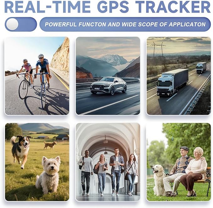 0.8 inch!Hidden Mini GPS Tracker for Vehicles Portable Real Time Magnetic Tracking Device Car Full Global Coverage Location Kids Dogs Trucks Person No Subscription Required Monthly Fee (1, Ultra mini)