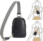 INICAT RFID Blocking Sling Bag, Anti Theft Crossbody Bag for Women, Travel Fanny Pack Style Purse, Vegan Leather